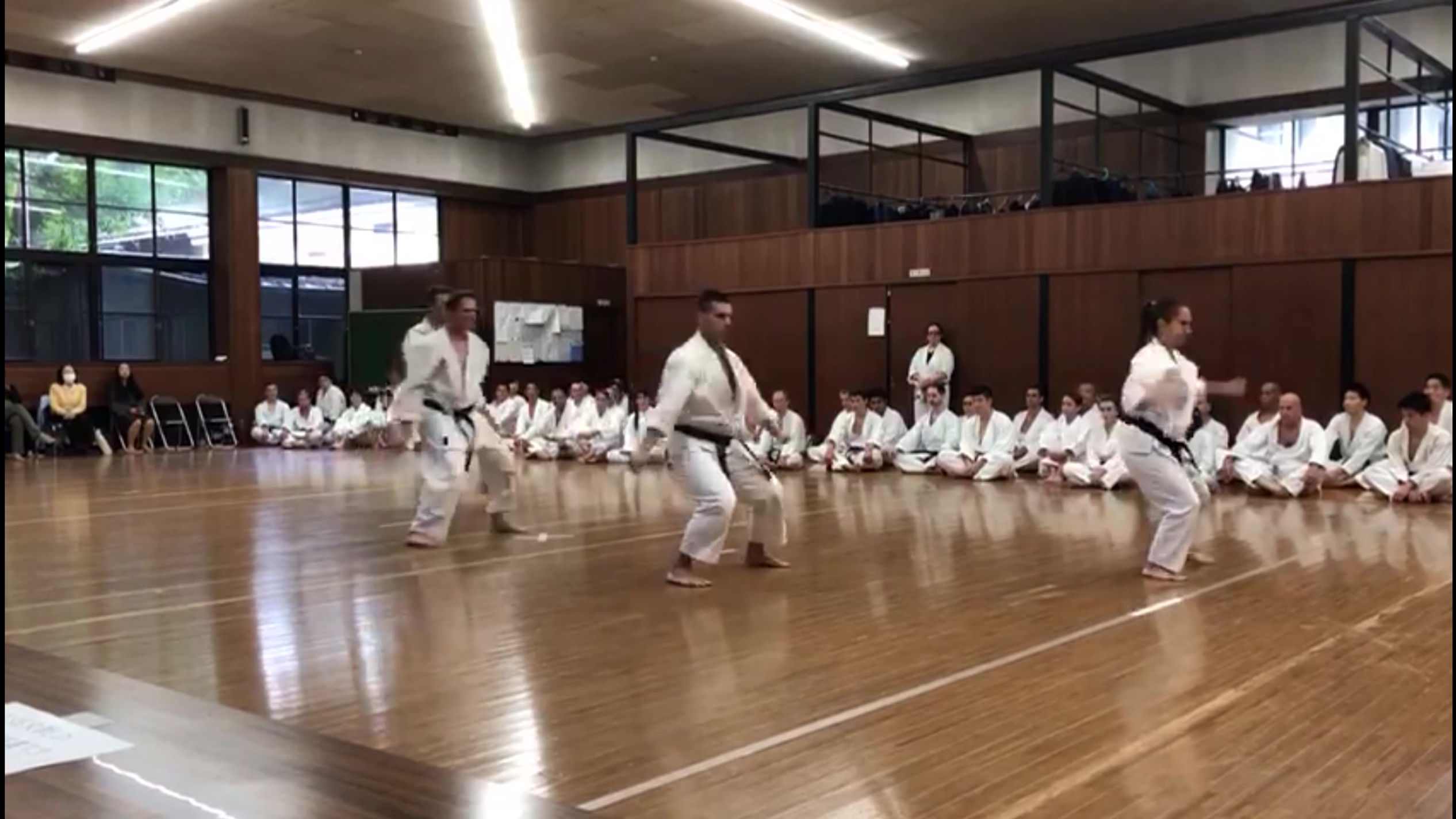 Kata demonstration from France Shotokan. JUTTE (tribute to Daniel Chemla who founded FRANCE SHOTOKAN and passed away few years ago. JUTTE was Daniel’s favorite Kata)